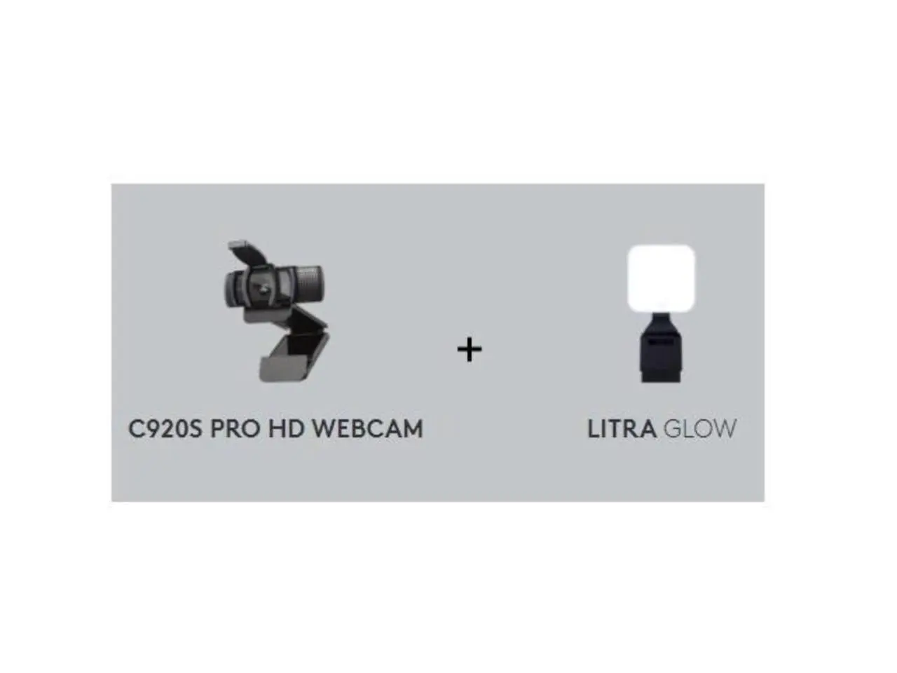 Logitech C920s Webcam & Litra Glow Bundle (Kit)(Kit) LOGILIGHTBDL2