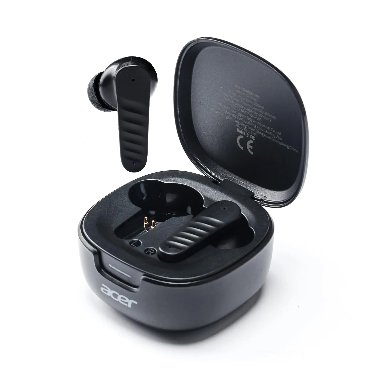 Acer Wireless Earbuds Bluetooth Headphones,  Long Battery Life, Noise Cancelling with Charging Case for Sports & Working, Stereo  Headphones for iPhone/Android/iPad | Long Battery Life, Noise Cancelling with Charging Case for Sports & Working hifi sound