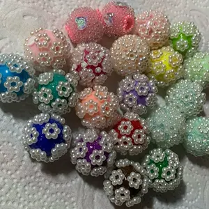 Handmade Custom premium and high quality acrylics and resin Beads  for Beadable Pens Sun Catchers Key Fobs Phone Charms Vibrant Colors Durable Design