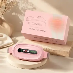 2026 New Portable Period Heating Pad – Cordless Electric Belly Warmer with 3 Heat Levels & 3 Massage Modes, Soothing Pain Relief, Perfect Gift for Women & Girls