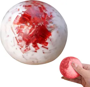 Crunchy Squishies Stress Ball, Moldable Crunchy Noisy Squeeze StressesBall, Shapeable Vacuum Ball StressBall, Slow Rebound Sensory SqueezeBalls, for Anxiety Reliefs