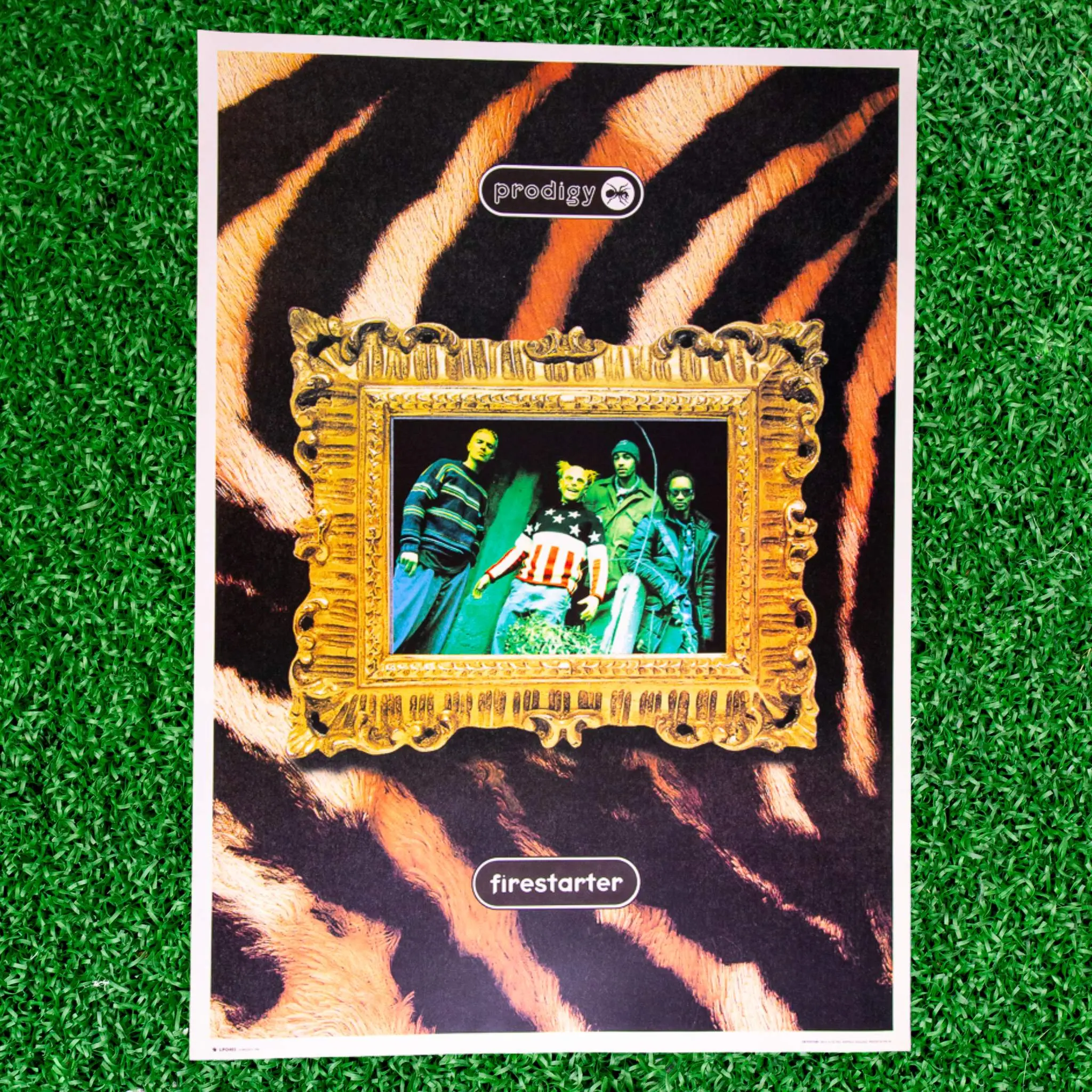 Prodigy "Firestarter" LRG Poster 25" x 35" Vintage 1996 GB Printed In UK LPO483