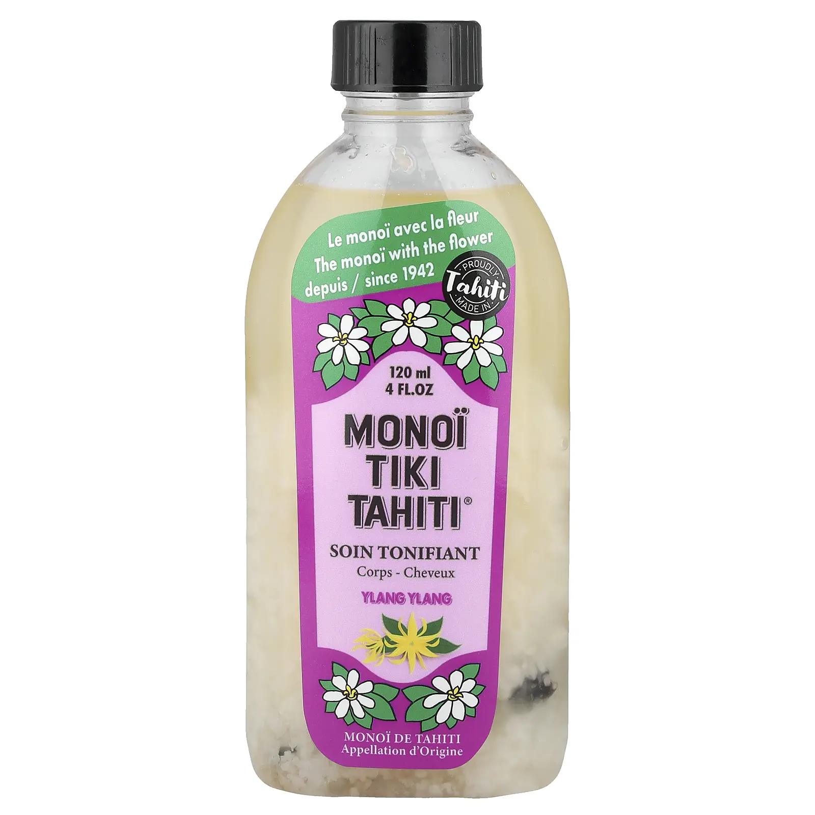 Monoi Tiare Tahiti Monoi Tiki Tahiti®, Ylang Ylang, 4 fl oz (120 ml)