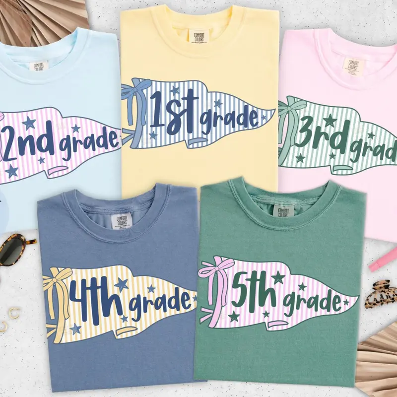 Teacher Team Shirts, Comfort Colors Back to School Shirt, Grade Level Team Tees, Teacher Gift, First Second Third Fourth Fifth Grade h22