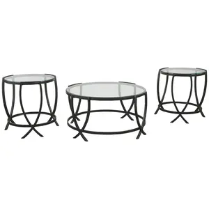 Tarrin - Occasional Table Set (Set of 3) - Black