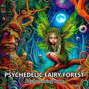 Hot Selling Enchanting Elf Coloring Book, Doodle Hand Drawing Paper, Color Fill-In Book, Tracing Book, Creative Art Journal