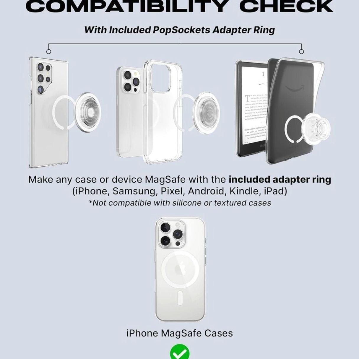 Dark Romance Cherry MagSafe Phone Grip: Gothic Coquette Aesthetic Magnetic Phone Holder, Halloween Spicy Booktok Gift, Phone Kindle Popgrip