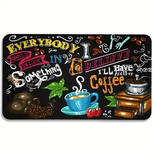 Fun Coffee Machine Mat, Coffee Pot Mat, Coffee Bar Coffee Tray, Countertop Coffee Machine Mat, Utensil Drying Mat, Coffee Mat, Absorbent Mat, Kitchen Countertop Drying Mat Gift for Family, Gift for Friends, Holiday Gift