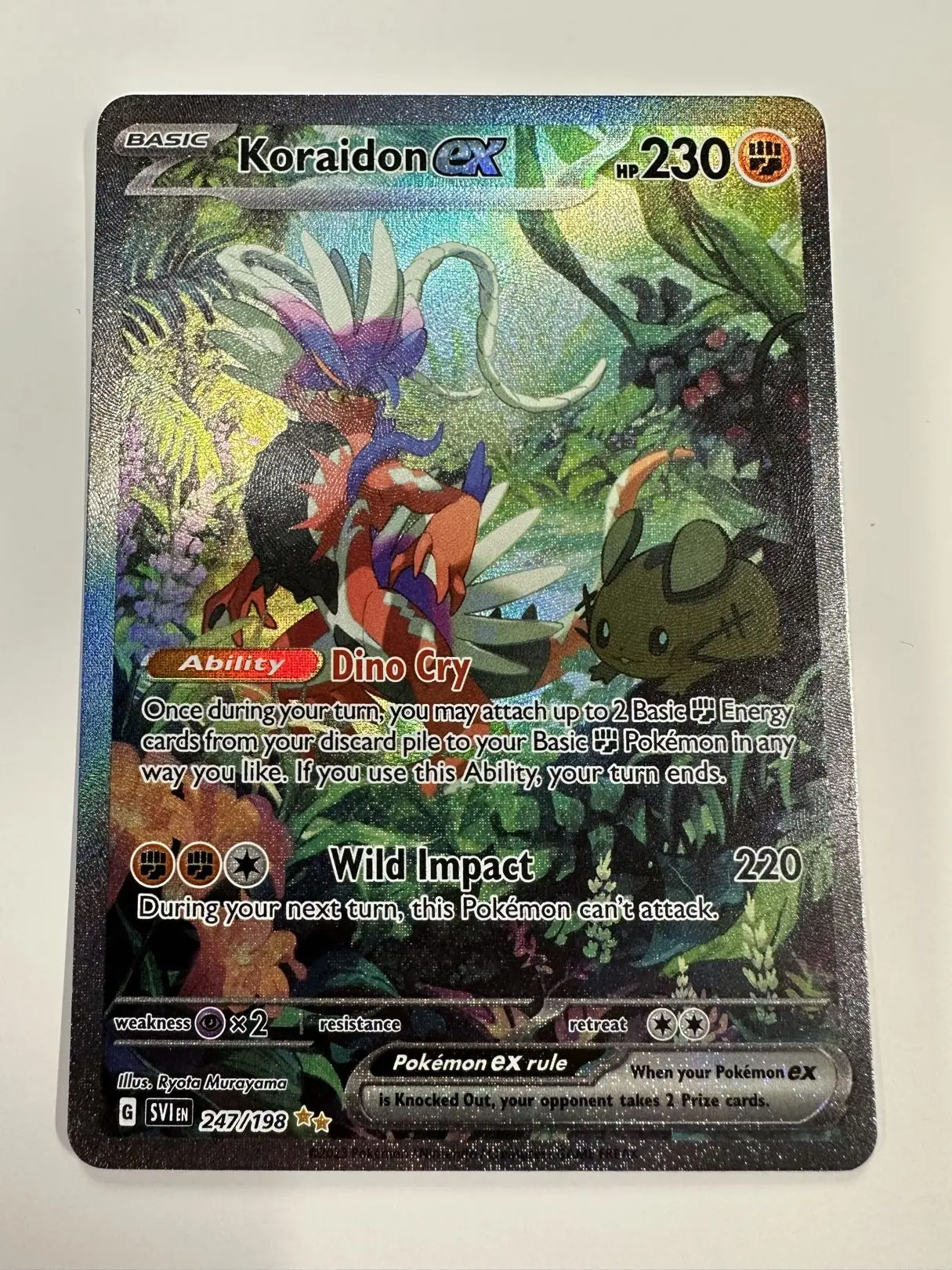 Koraidon ex (Special Illustration Rare) - SV01: Scarlet & Violet Base Set  (SVI) - 247/198 - English - TikTok Shop