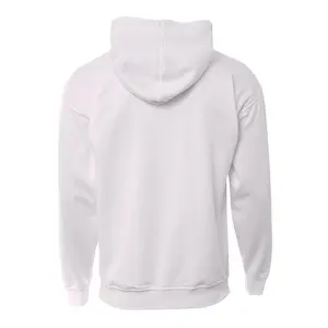 A4 Sublimation White Sprint Fleece Hoodie N4279