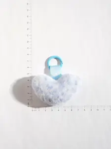 Cute Mini Leopard Print Keychain, Plush Rabbit Fur Pendant, Car Key Holder, Bag Charm, Gift for Girlfriend, Valentine's Day