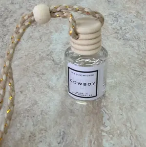 Cowboy scented car freshener
