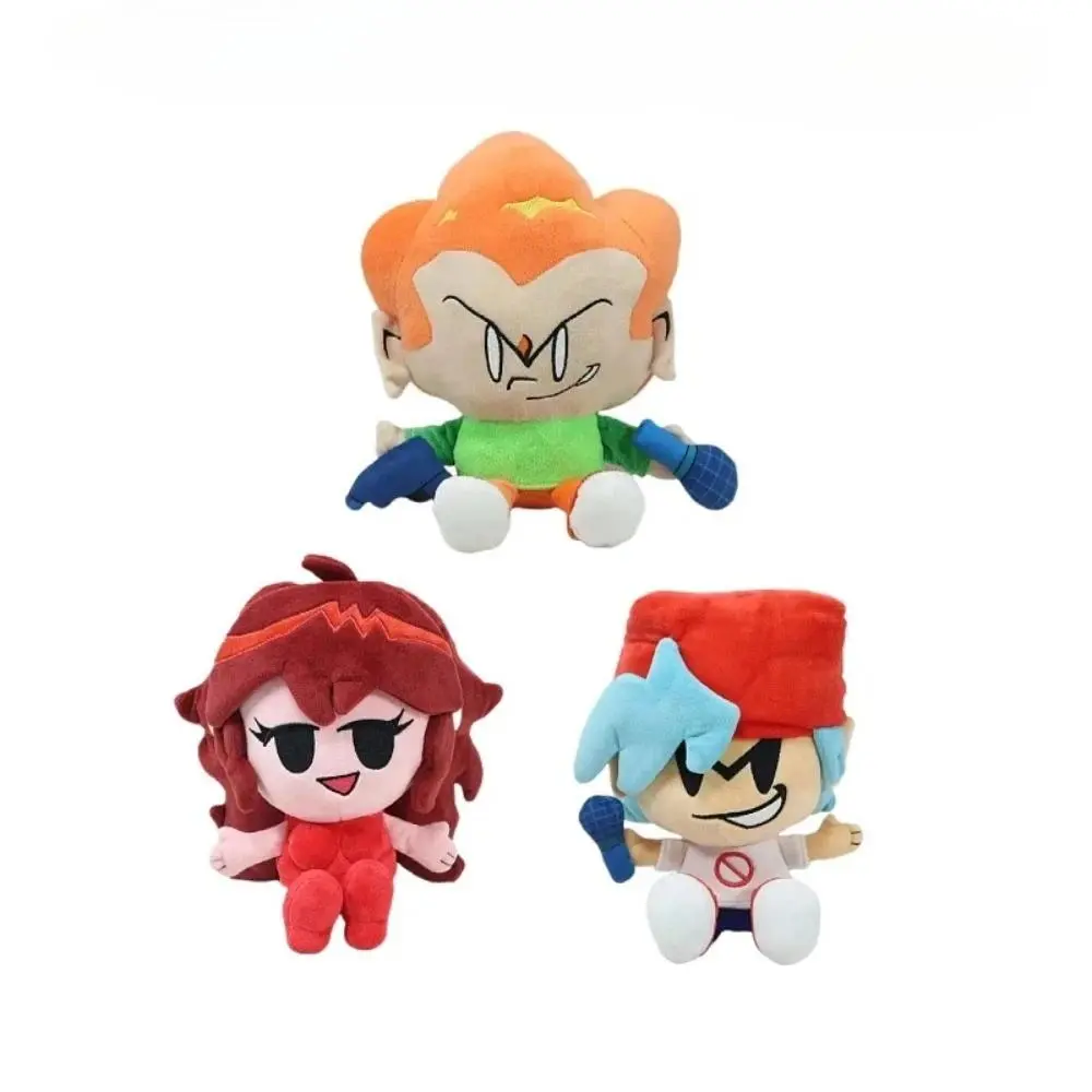 New FNF Friday Night Funkin Cotton Plush Dolls - Unisex Anime & Manga Stuffed Toys (Girlfriend, Boyfriend, Nene Plush Dolls, Pico, Darnell) - A No Battery Needed Clothes-Compatible Halloween Gift (Toys & Hobbies)