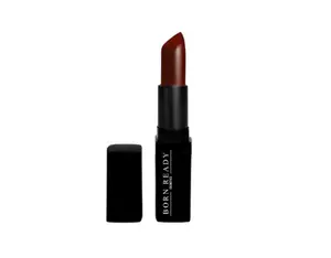 Born Ready Cosmetics - MAHOGANY METALLIC LIPSTICK Smooth Makeup