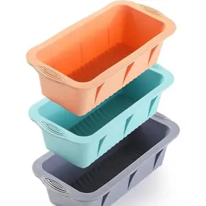 Silicone Bread Loaf Pan for Baking Easy Release Great for Homemade Cakes Brownies Dishwasher Safe