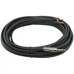 MR DJ CQB100 100' Pro PA DJ Karaoke Banana Plug to 1/4" Male Mono Audio Amp Patch Cords Speaker Wire PA Cable
