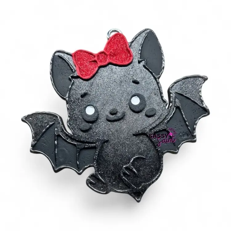 Handmade Cute Bat Car Air Freshener- Premium Quality, Sweet Aroma Fragrance, All Seasons Use for Small Spaces, Fall, Autumn, Halloween
