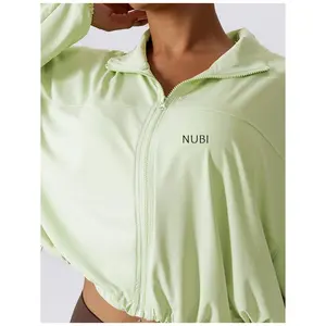 MINT GREEN CROP JACKET