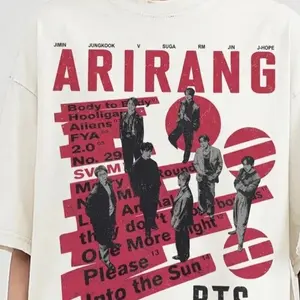 The Limited All Color Bangtanb Kpop Arirang Vintage Comfort Colors Shirt AR5