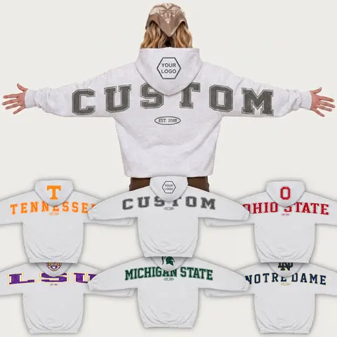 Vintage 90s All City Schools Shoulder Back Printing Pullover Hoodie, Game Day Hoodie, Fall Sport Season Hoodie