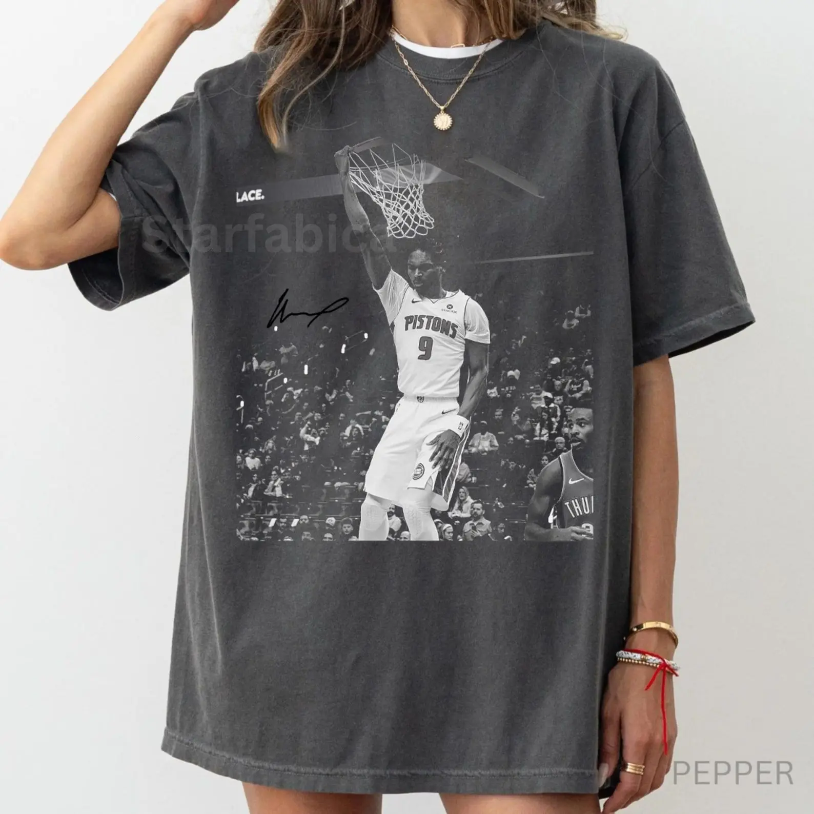Vintage 90s Ausar Thompson Comfort Colors Shirt, Retro Basketball Graphic Tee1
