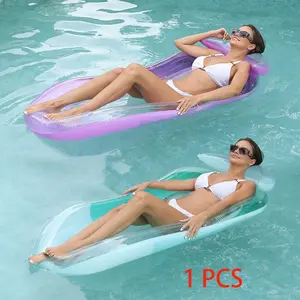 Swimming Pool Float Hammock, Multi-Purpose Inflatable Hammock Pool Hammock (Saddle, Lounge Chair, Hammock, Drifter)Inflatable Pool Float Lounge Relaxing Fun Water Float Bed for Summer Pool Party