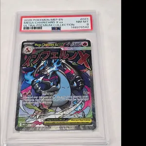 Mega Charizard X EX MEP 023 Promo Graded PSA 8