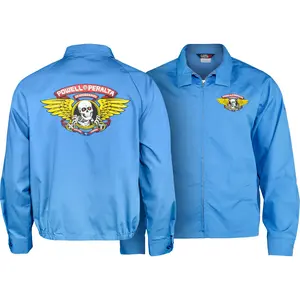 Powell Peralta Coat Winged Ripper Jacket Postal Blue