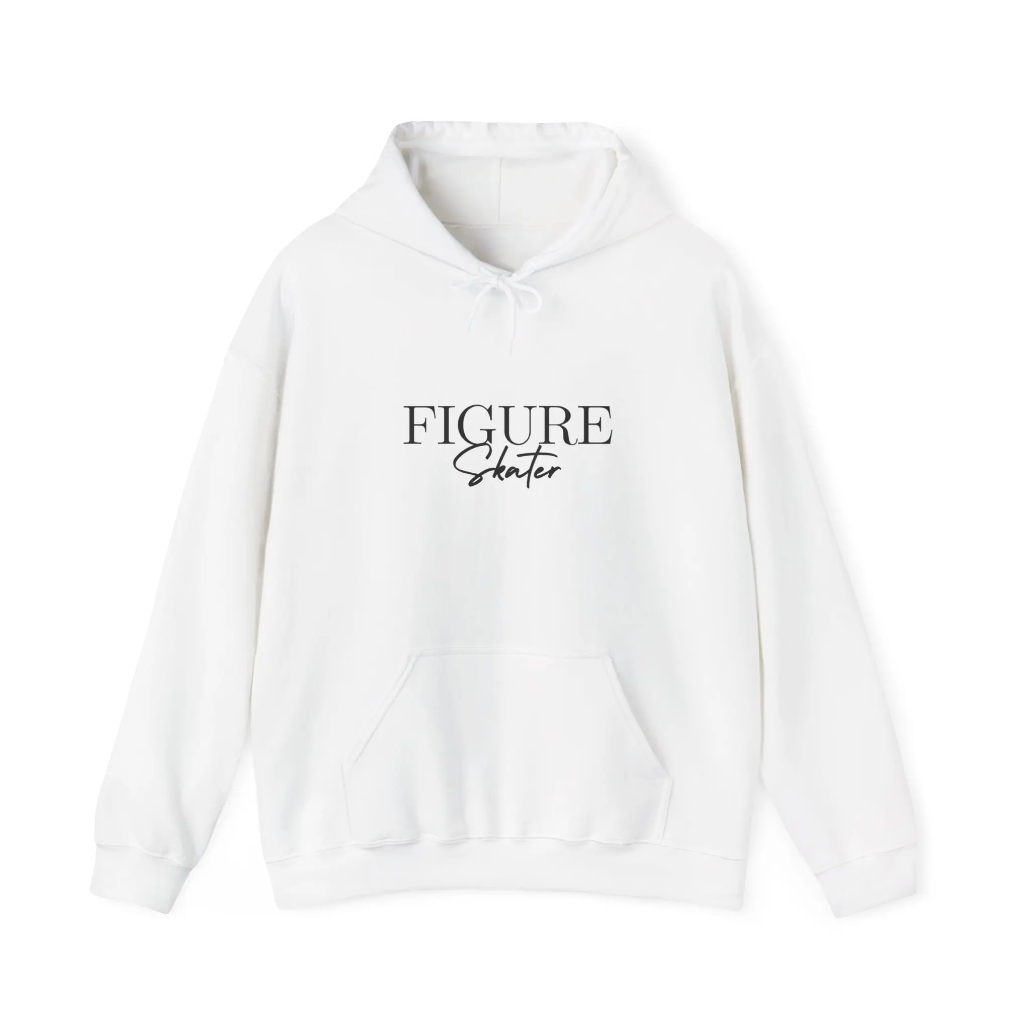 Figure Skater Hoodie (Black Font), Ice Skating Sweatshirt, Figure Skater Gift, Ice Skater Hooded Sweater, Figure Skating Apparel