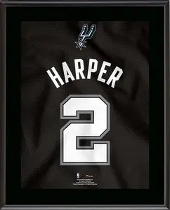Dylan Harper San Antonio Spurs 10.5" x 13" Jersey Number Sublimated Player Plaque