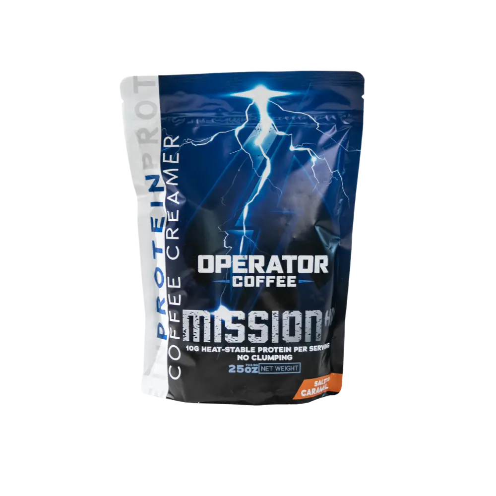 Operator Mission HP Protein Coffee Creamer – Salted Carmel