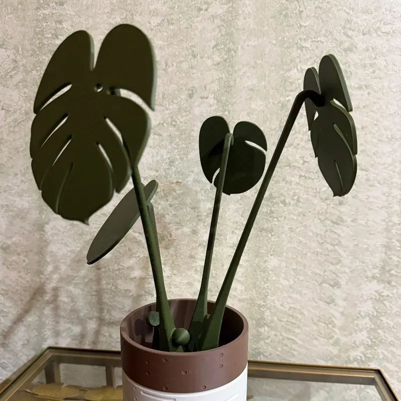 Monstera Plant Coasters - Magnetic Coaster Set Tableware Monstera Plant Coasters - Magnetic Coaster Set Tableware