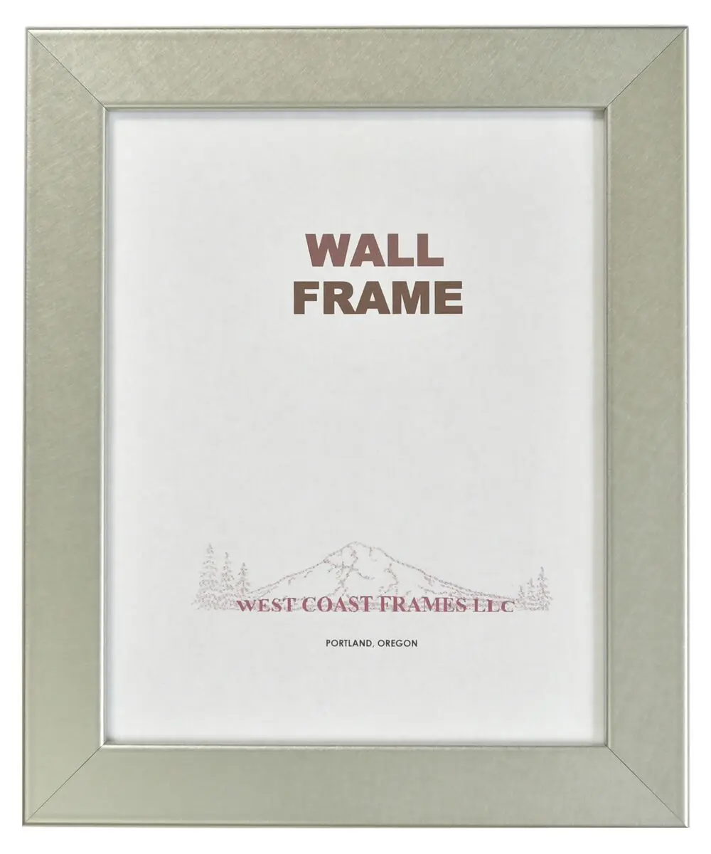 26447 -1-1/4" Swirled Silver Contemporary MDF Picture Frame  100% Made in USA