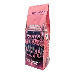 Road Dog Coffee Company, Women Truckers Coffee, Light Roast, Ground or WB 12 oz Bag