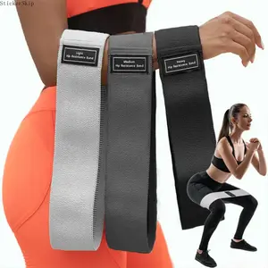 2026 Fabric Resistance Bands Set – Non-Slip Elastic Workout Loop Bands for Women & Men, Booty Glute Training Bands for Squats, Yoga, Pilates & Home Gym, Durable Stretch Fitness Equipment for Daily Exercise