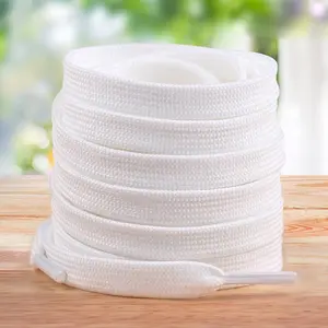 Solid Color Shoelaces, 1 Pair Double Layer Thickened Shoelaces, Sports Shoes Laces, Shoes Accessories for Men & Women, Footwear