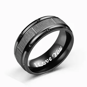 Men's Tungsten Ring – Simple, Elegant Wedding Rings, Best Jewelry Gift for Husband, Dad, Anniversary, Father's Day, Mother's Day