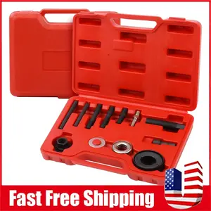 Pulley Puller and Installer Power Steering Pump Remover Alternator - 13 PCS Kit