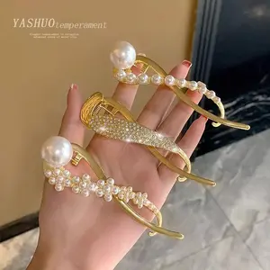 New-4-Piece Frog-Clip Twist Hair Clips for Thick Hair Straight Hair Clip for Back-of-Head Updos Large Shark Clips