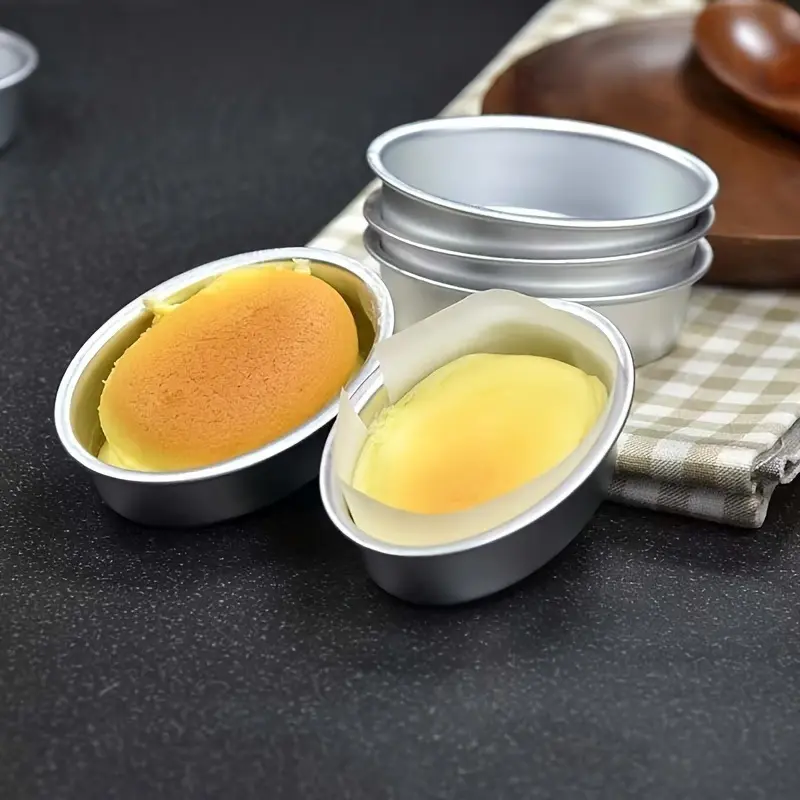1pc Oval light cheese cheese cake mold small pastry mold baking mold cheese mold kitchen tool