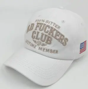 Men's and Women's Retro Embroidered Baseball Cap with Letter 3D Embroidery Flat Brim Hat Dad Style Headgear