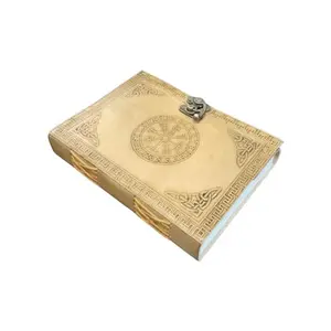 Rune Symbols Leather Journal