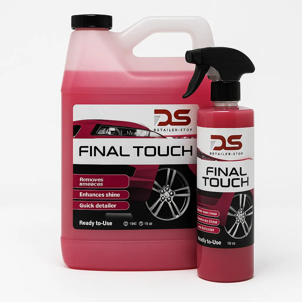 Final Touch Car Shine - Removes debris Enhances Shine, Quick Detailer, Ready to Use
