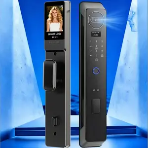 APP Biometric Smart Lock 3D Face Recognition Fingerprint Password Smart Door Lock Built in doorbell With Anti-theft snapshot