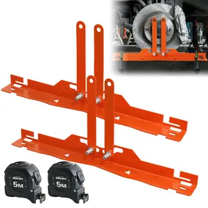 【fathersdaygift】Sekam  upgraded Heavy-Duty Steel Wheel Alignment Tool Kit, Collapsible Toe Alignment Tool Plates for Car/Trucks/SUVs, Enhanced Compatibility 2 Tool Plate, 2 Tape Measures