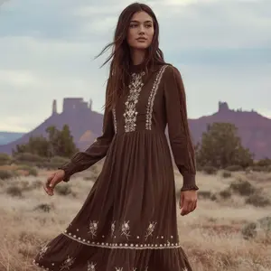 The Cassia | Embroidered Dress