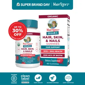MaryRuth's Hair Skin and Nail Vitamins - Biotin, Vitamin C & Vitamin E - Hair & Skin Health - Nail Growth - For Ages 14+ - 60 Count Healthcare Dietary