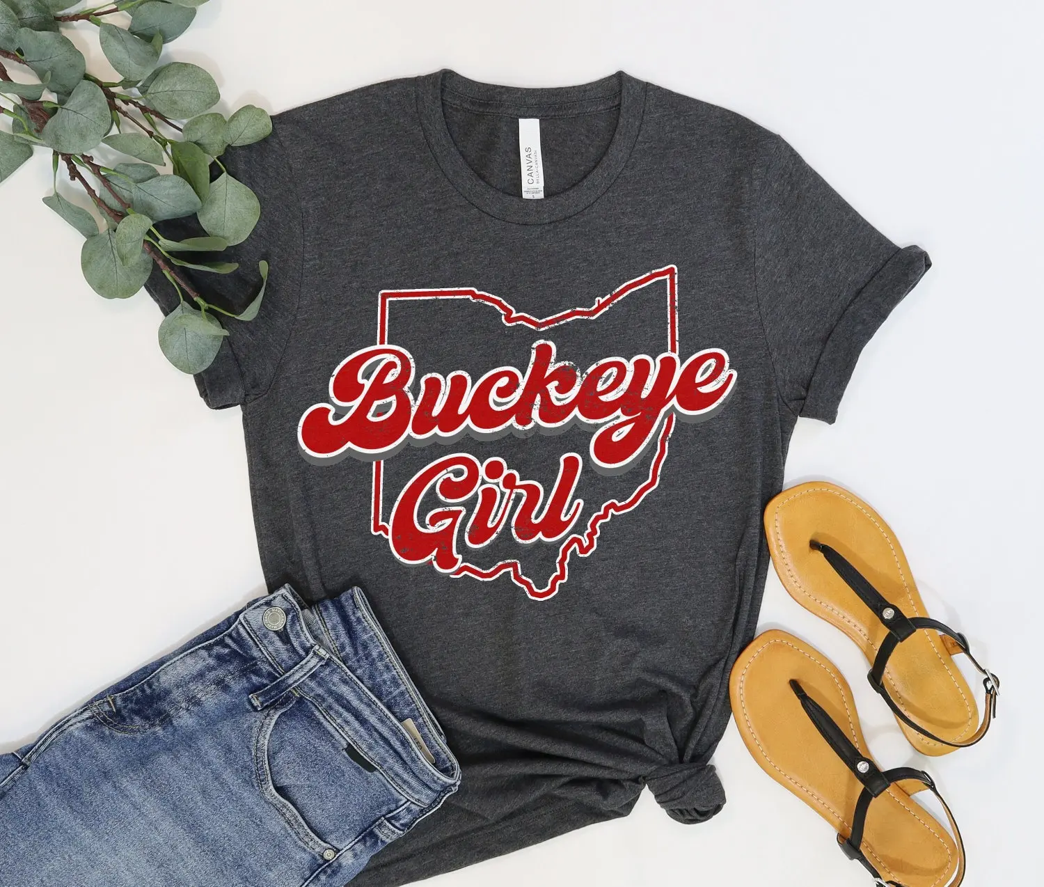 Ohio Buck Eyes State Shirt, Ohio Girl Tshirt, Full Colors, Full Sizes, For Men, For Women Casual Menswear