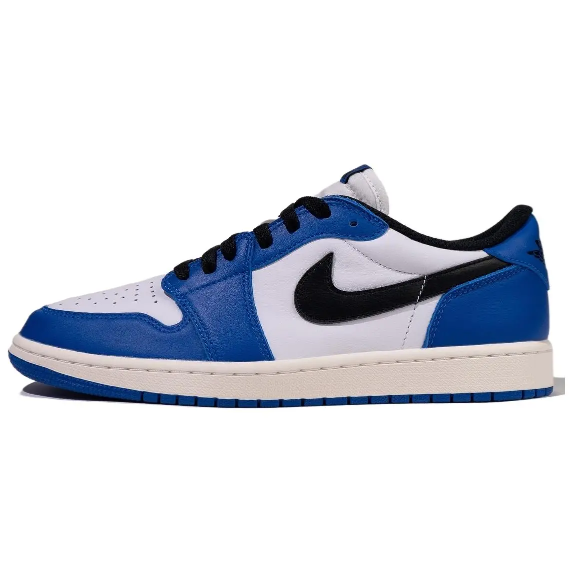 Jordan 1 Retro Low OG Game Royal Comfort Basketball Shoes Unisex White Black CZ0790-140