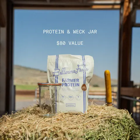 Farmer Protein + Weck Jar Bundle